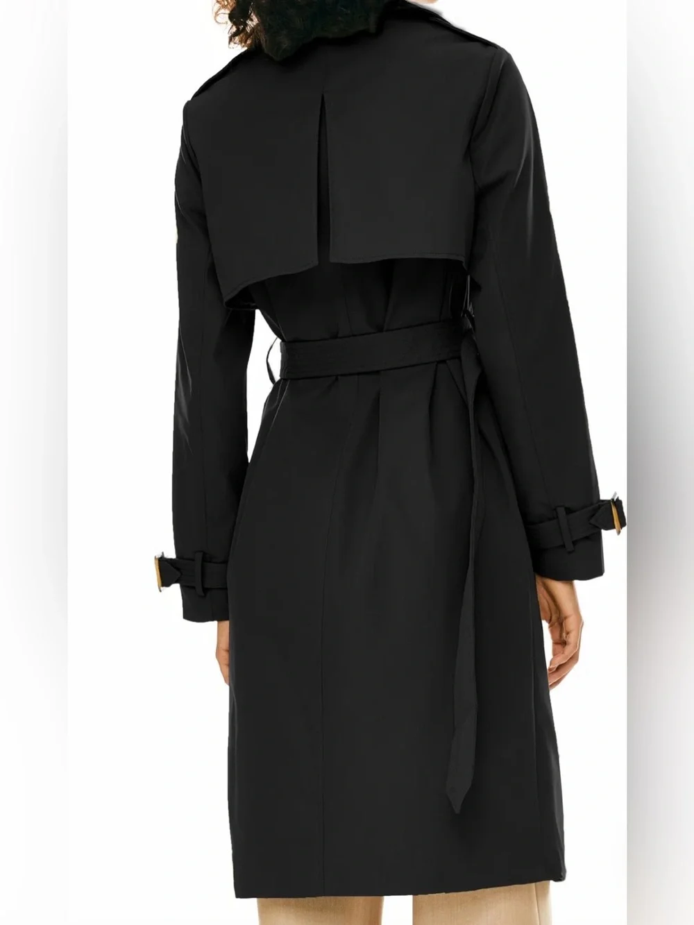 Orolay 3/4 Belted Double-Breasted Hudson Trench Coat-NWT